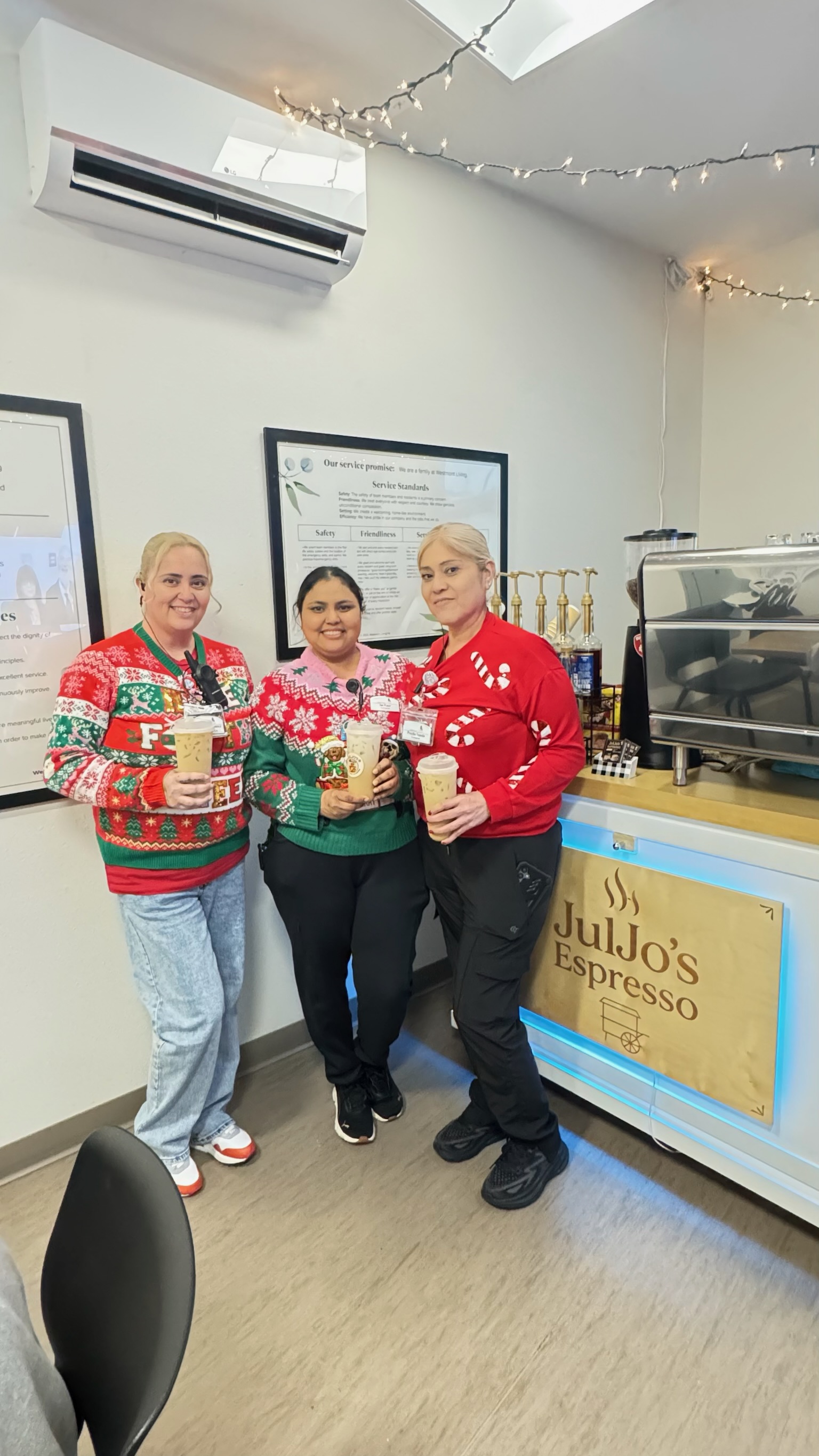 Corporate event with Juljo's espresso team